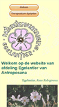 Mobile Screenshot of egelantier.antroposana.nl